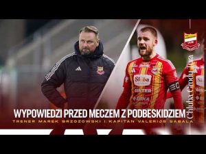 Read more about the article Trener Marek Brzozowski i Valerijs Sabala przed starciem z Podbeskidziem Bielsko-Biała (Wiosna 2026)