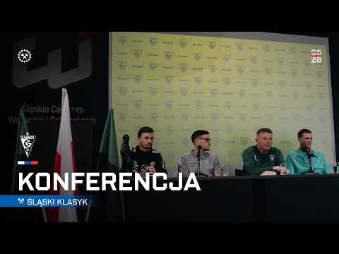 Konferencja prasowa przed Śląskim Klasykiem w Katowicach