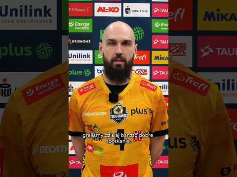 Przemysław Stępień i Aleks Nasevich po wygranej z InPostem CHKS-em Chełm 💬 | Energa Trefl Gdańsk