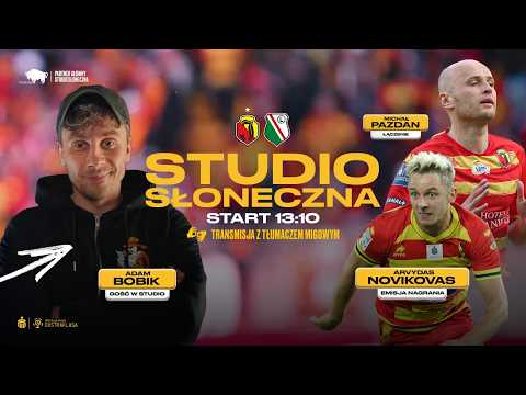 STUDIO SŁONECZNA Z TŁUMACZENIEM MIGOWYM: JAGIELLONIA – LEGIA (PRZED MECZEM)