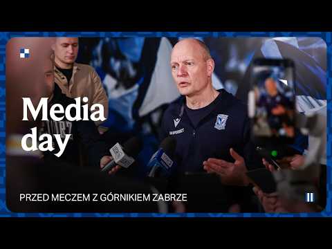 MEDIA DAY | Niels Frederiksen i Michał Gurgul przed meczem z Górnikiem Zabrze