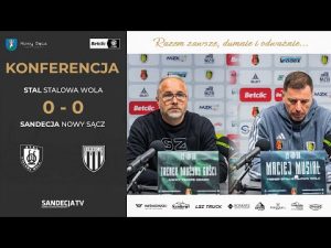 Read more about the article Stal Stalowa Wola – Sandecja Nowy Sącz 0:0 | pomeczowa konferencja prasowa | 28.03.2026