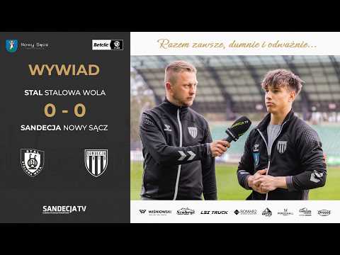Read more about the article Stal Stalowa Wola – Sandecja Nowy Sącz 0:0 | wywiad – Eryk Kosiński | 28.03.2026