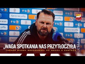 Read more about the article Trener Marek Brzozowski po meczu z Zawiszą Bydgoszcz (04.03.2026)