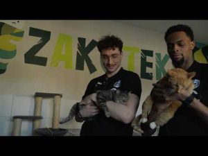 Read more about the article Karma Wraca: Koszykarze Anwilu z wizytą u zwierzaków