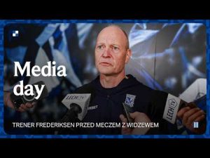 Read more about the article MEDIA DAY | Trener Niels Frederiksen przed meczem z Widzewem Łódź