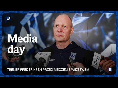 MEDIA DAY | Trener Niels Frederiksen przed meczem z Widzewem Łódź