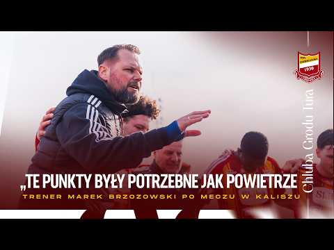 Trener Marek Brzozowski po meczu z KKS-em Kalisz (08.03.2026)