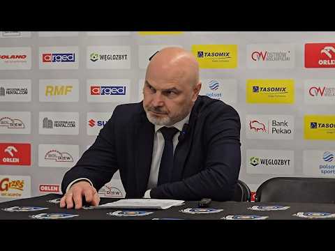 Trener Wojciech Kamiński po meczu w Ostrowie Wielkopolskim (08.03.2026)