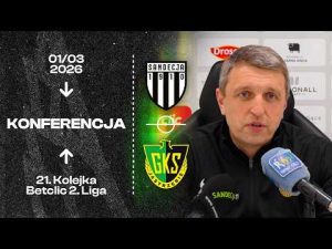 Read more about the article [GKS TV] Konferencja prasowa po meczu Sandecja Nowy Sącz – GKS Jastrzębie