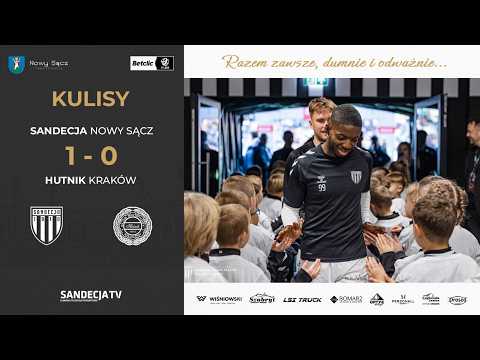 Sandecja Nowy Sącz – Hutnik Kraków 1:0 (0:0) | kulisy meczu | 07.03.2026