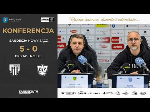 Sandecja Nowy Sącz – GKS Jastrzębie 5:0 (2:0) | pomeczowa konferencja prasowa | 01.03.2026