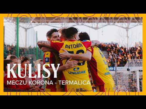 Read more about the article PRZEŁAMANIE U SIEBIE! 🏟️ | Kulisy meczu Korona Kielce – Bruk-Bet Termalica Nieciecza 2:1