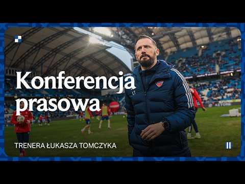 KONFERENCJA PRASOWA | Trener Rakowa Łukasz Tomczyk po meczu z Lechem Poznań