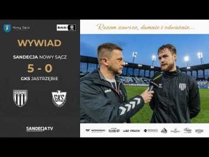 Read more about the article Sandecja Nowy Sącz – GKS Jastrzębie 5:0 (2:0) | wywiad – Maciej Żurawski | 01.03.2026