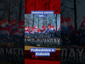 Read more about the article 250 kibiców wspierało nas w Krakowie 👏 #kibice #podbeskidzie #piłkanożna #krakow #stadion #fyp