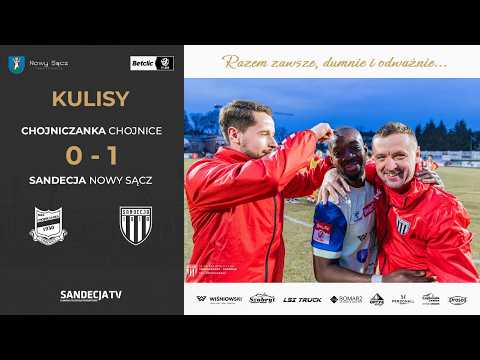 Read more about the article Chojniczanka Chojnice – Sandecja Nowy Sącz 0:1 (0:0) | kulisy meczu | 14.03.2026