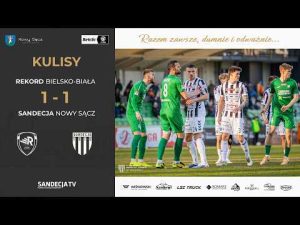 Read more about the article Rekord Bielsko-Biała – Sandecja Nowy Sącz 1:1 (1:0) | kulisy meczu | 18.03.2026