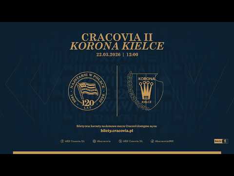 Read more about the article [TRANSMISJA] Cracovia II – Korona Kielce II (22.03.2026)