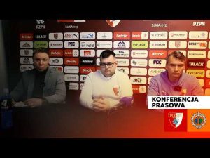 Read more about the article Konferencja prasowa po meczu Pogoń Siedlce – Chrobry Głogów