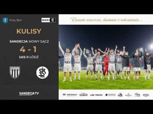 Read more about the article Sandecja Nowy Sącz – ŁKS II Łódź 4:1 (2:0) | kulisy meczu | 21.03.2026