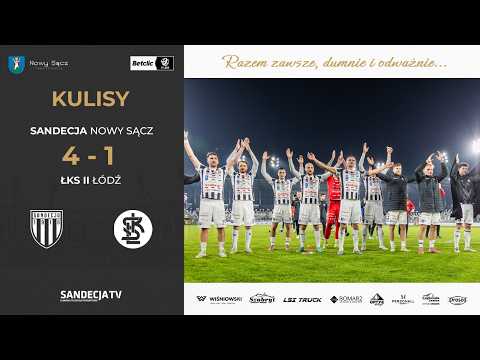 You are currently viewing Sandecja Nowy Sącz – ŁKS II Łódź 4:1 (2:0) | kulisy meczu | 21.03.2026
