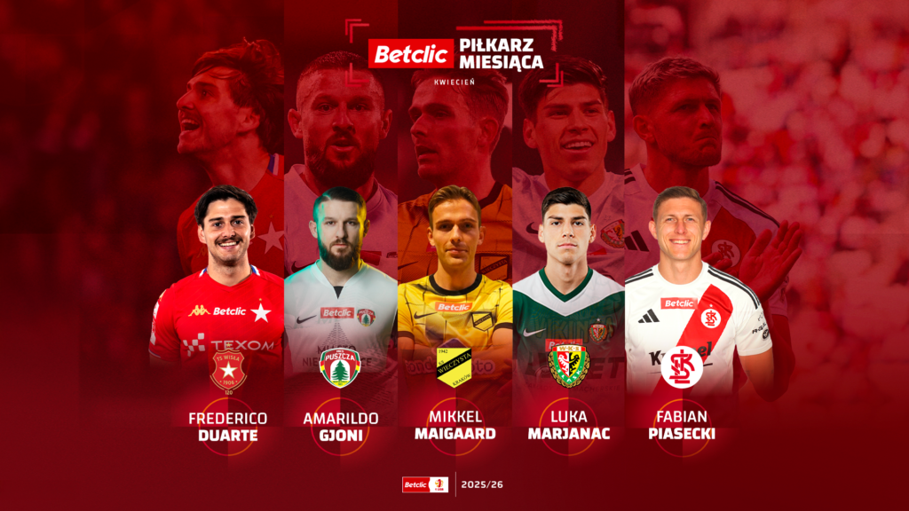 You are currently viewing Fabian Piasecki nominowany do nagrody Betclic Piłkarza Miesiąca