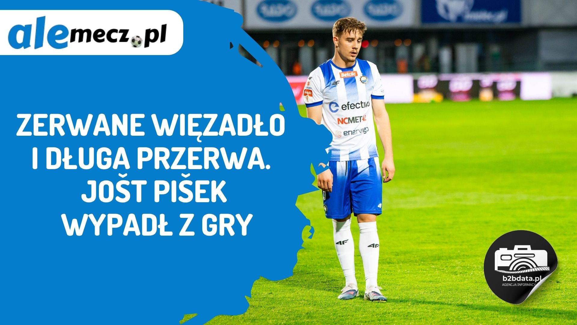 Zerwane więzadło i długa przerwa. Jošt Pišek wypadł z gry