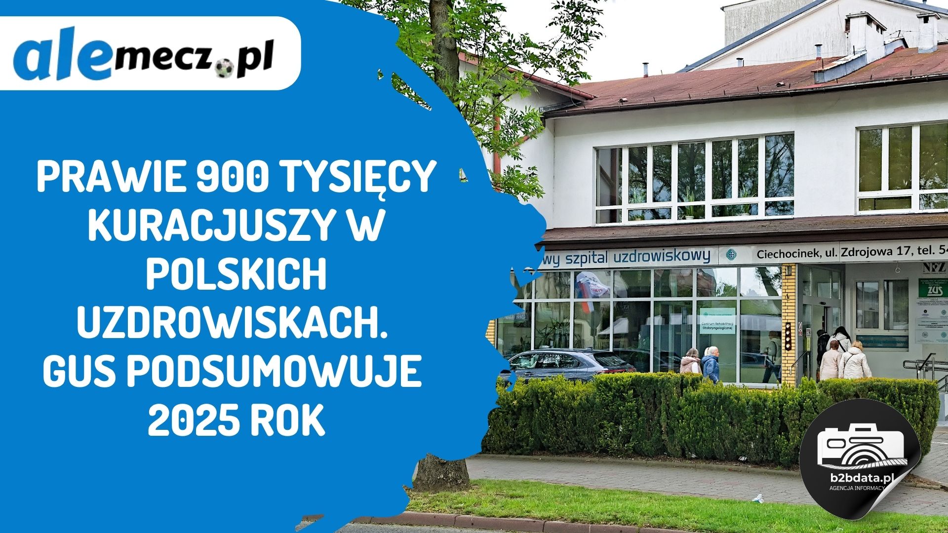 Prawie 900 tysięcy kuracjuszy w polskich uzdrowiskach. GUS podsumowuje 2025 rok