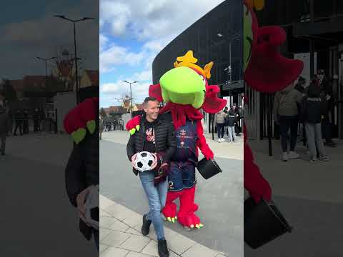 Śmigus-dyngus w wykonaniu Gryfusa 💧 #football #footballshorts #pogonszczecin