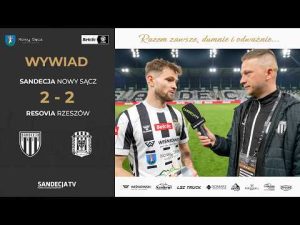 Read more about the article Sandecja Nowy Sącz – Resovia Rzeszów 2:2 (0:2) | wywiad – Bartłomiej Kasprzak | 02.04.2026