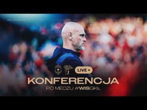 Read more about the article LIVE 🔵⚪🔴 Konferencja po meczu  #WISGKŁ