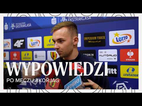 You are currently viewing Konrad Matuszewski i Xavier Dziekoński po meczu Korona Kielce – Jagiellonia Białystok (10.04.2026r.)