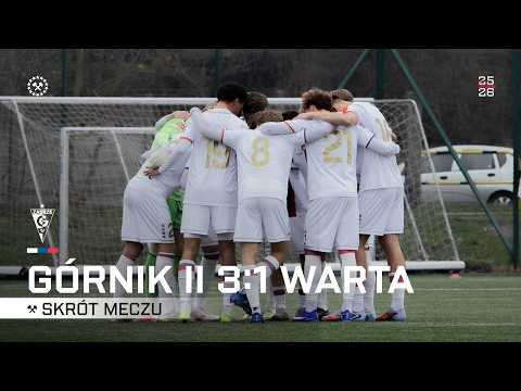 You are currently viewing Zabójcze kontry zabrzan! Górnik II – Warta Gorzów Wlkp. 3:1 [SKRÓT MECZU]