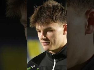 Read more about the article W 84. minucie Wiktor Pleśnierowicz trafieniem 🎯 do siatki dał drużynie sygnał do ataku