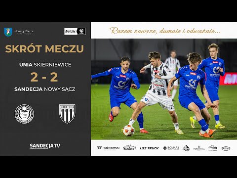 You are currently viewing Unia Skierniewice – Sandecja Nowy Sącz 2:2 (2:0) | skrót meczu | 12.04.2026