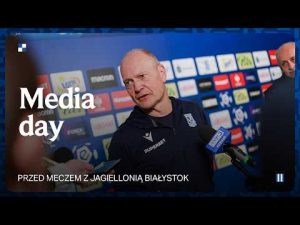 Read more about the article MEDIA DAY | Trener Niels Frederiksen przed meczem z Jagiellonią Białystok