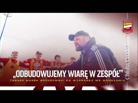 You are currently viewing Trener Marek Brzozowski po meczu ze Śląskiem II Wrocław