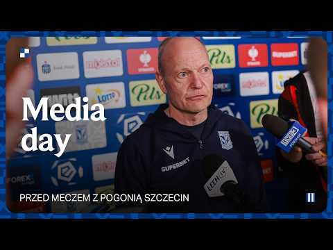 MEDIA DAY | Trener Niels Frederiksen przed meczem z Pogonią Szczecin