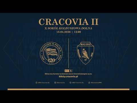 You are currently viewing [TRANSMISJA] Cracovia II – Sokół Kolbuszowa Dolna (18.04.2026)