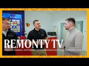 Read more about the article Pierwsze pomiary, przymiarki i wybór materiałów do sali konferencyjnej | Remonty TV
