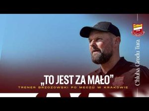 Read more about the article Trener Marek Brzozowski po meczu z Hutnikiem Kraków (1:1 | 25.04.2026)