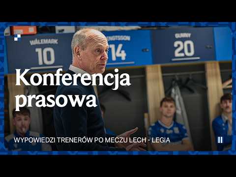 You are currently viewing KONFERENCJA PRASOWA | Trenerzy Niels Frederisken i Marek Papszun po meczu Lech – Legia