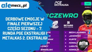Read more about the article Derbowe emocje w finale pierwszej części sezonu – 7. runda PGE Ekstraligi i METALKAS 2. Ekstraligi