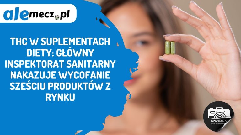 THC w suplementach diety: Główny Inspektorat Sanitarny nakazuje wycofanie sześciu produktów z rynku