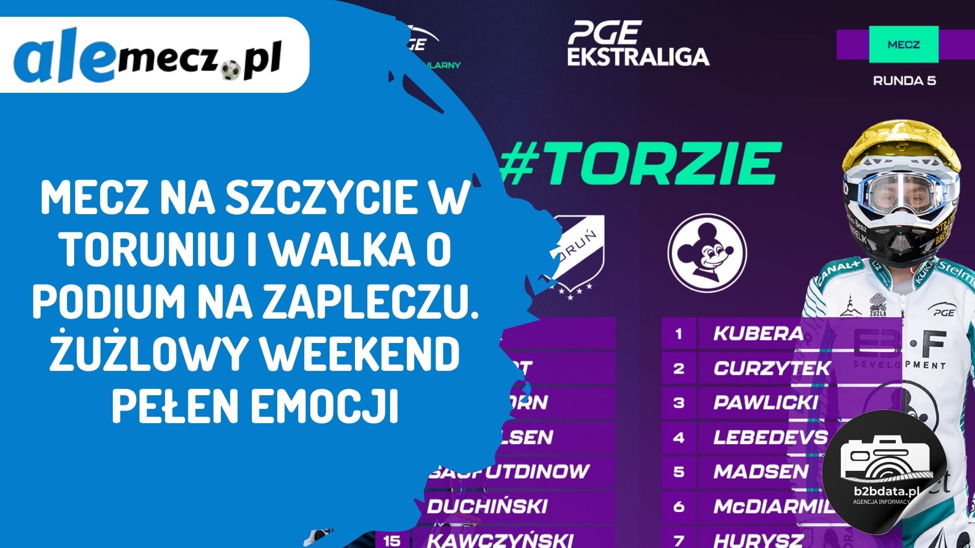 You are currently viewing Mecz na szczycie w Toruniu i walka o podium na zapleczu. Żużlowy weekend pełen emocji