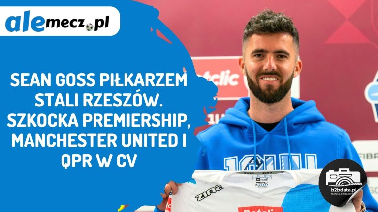 Sean Goss piłkarzem Stali Rzeszów. Szkocka Premiership, Manchester United i QPR w CV