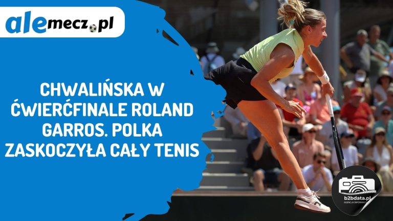 Chwalińska w ćwierćfinale Roland Garros. Polka zaskoczyła cały tenis