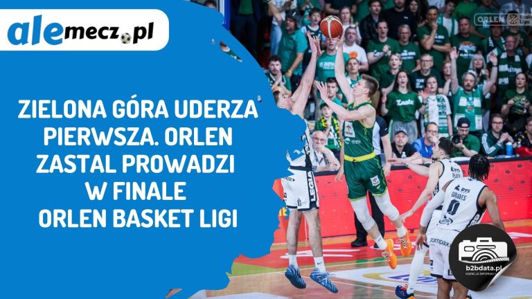 Zielona Góra uderza pierwsza. ORLEN Zastal prowadzi w finale ORLEN Basket Ligi
