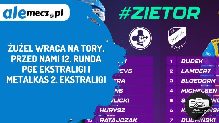 Żużel wraca na tory. Przed nami 12. runda PGE Ekstraligi i METALKAS 2. Ekstraligi